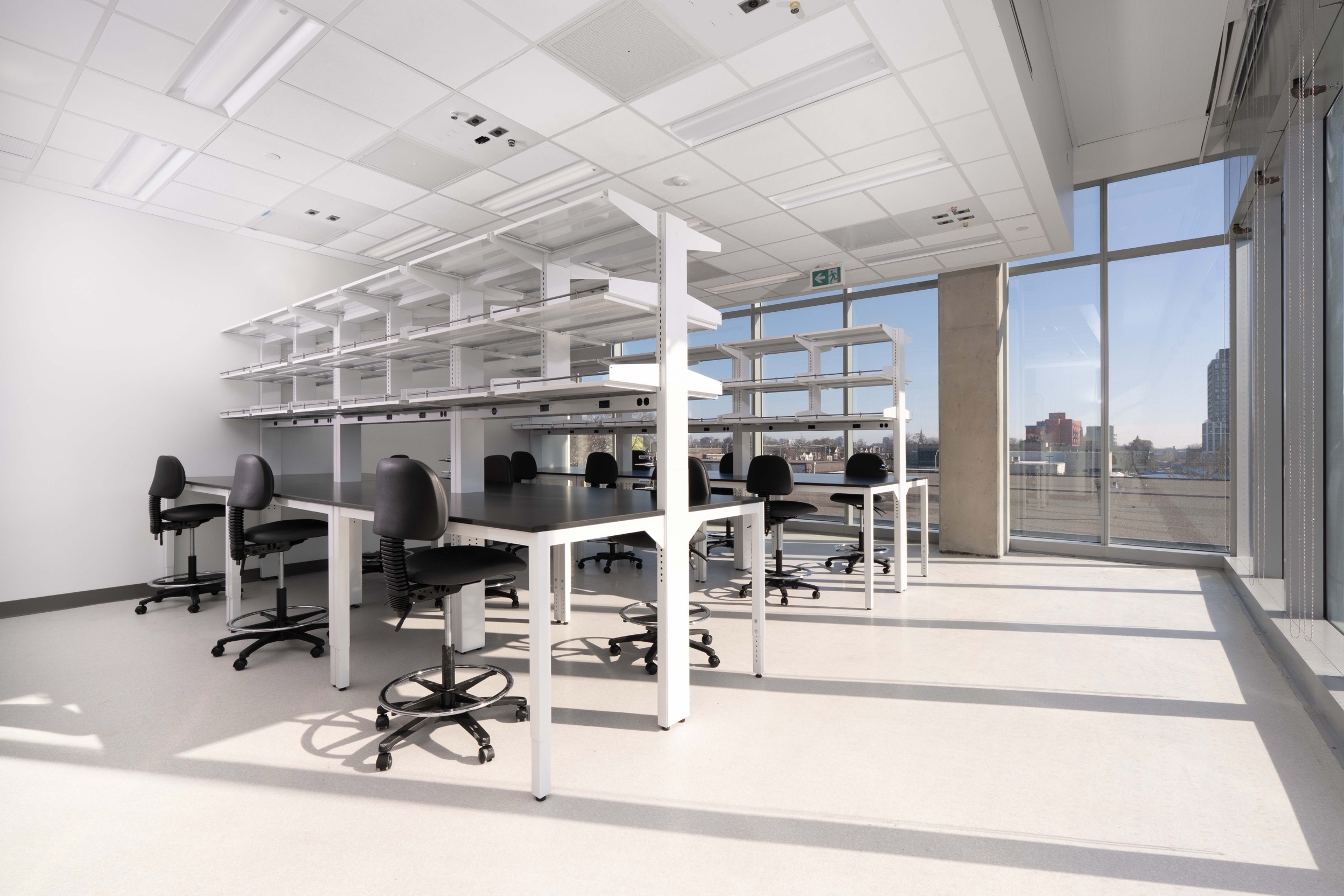 Graduate suite collaboration and shared amenity area